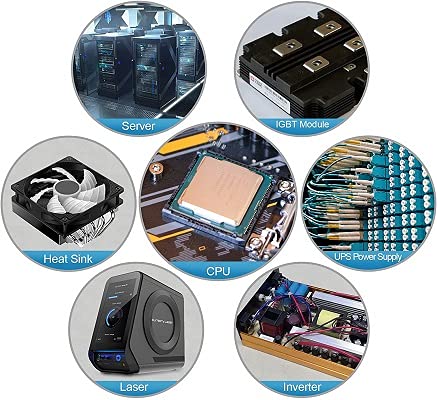 MoneyQiu HY-510-100g Thermal Conductivity: >1.93W/m-k CPU Thermal heatsink Paste Silicone Grease Compound Non-Conductive for pc CPU gpu PS4 100 Gram