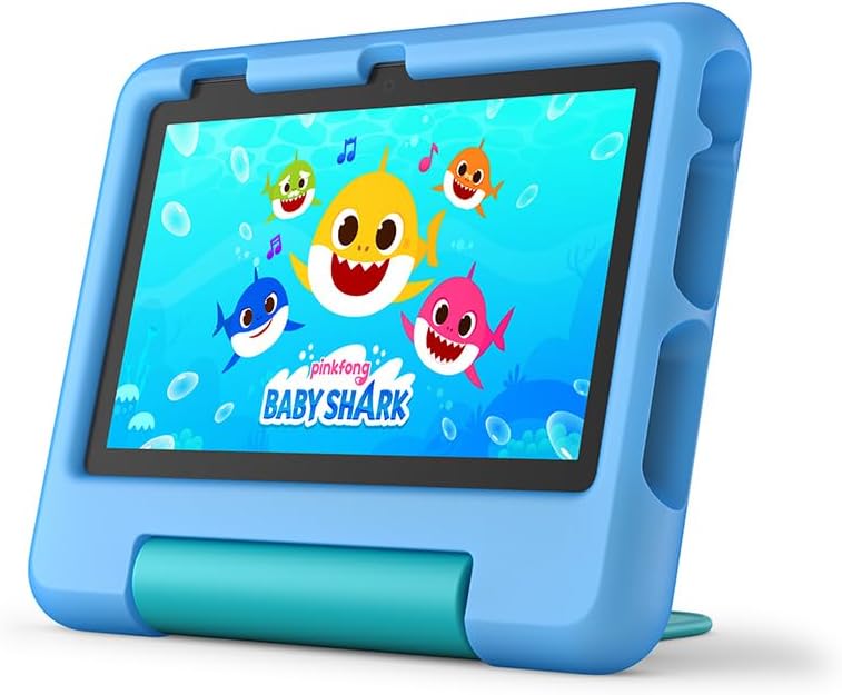 Amazon Kid-Proof Case for Fire 7 tablet (Only compatible with 12th generation tablet, 2022 release) - Blue