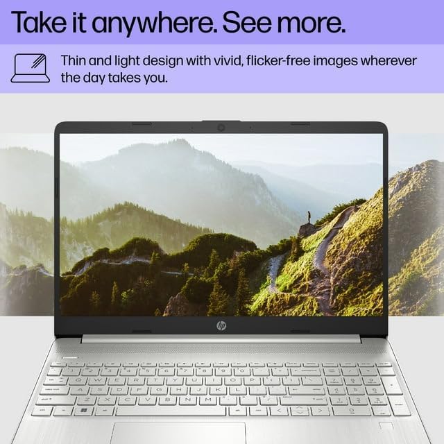 Hp 15.6" FHD Laptop | Intel Core i3-1215U Processor | Intel UHD Graphics | Fingerprint | 8GB RAM | 256GB SSD | Windows 11 Home