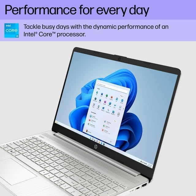Hp 15.6" FHD Laptop | Intel Core i3-1215U Processor | Intel UHD Graphics | Fingerprint | 8GB RAM | 256GB SSD | Windows 11 Home
