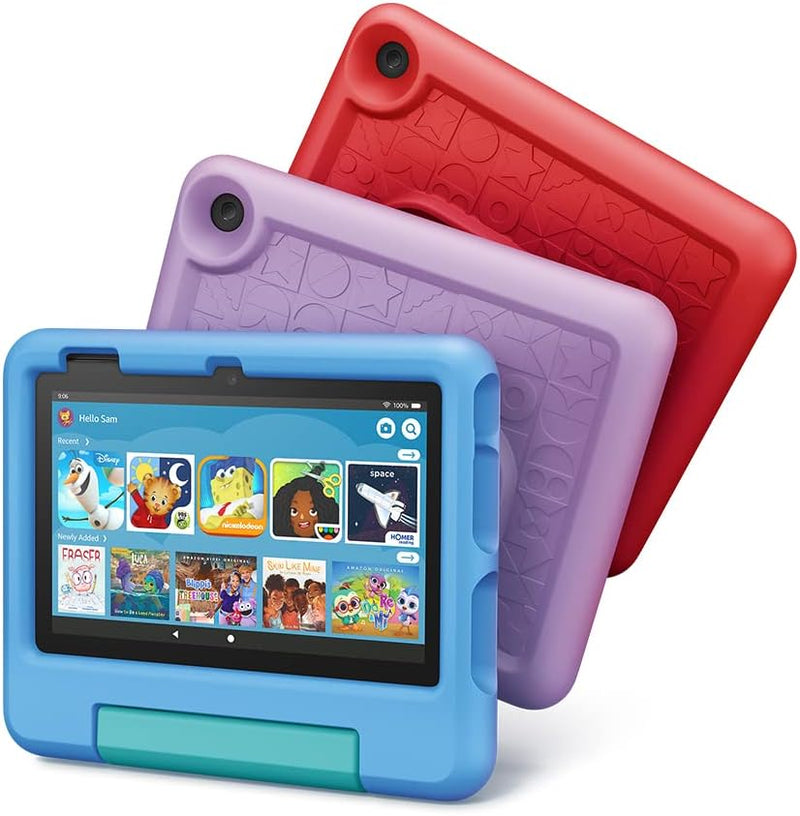 Amazon Kid-Proof Case for Fire 7 tablet (Only compatible with 12th generation tablet, 2022 release) - Blue