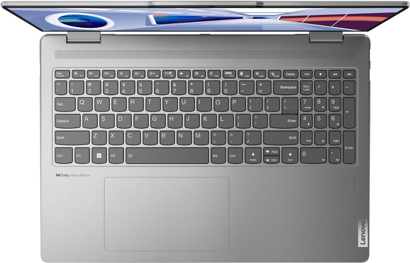 Lenovo Yoga 7 16" WUXGA 2 in 1 Touch Screen Laptop, AMD Ryzen 5 7535U 2.9GHz 6-core, 8GB Memory 512GB SSD, AMD Radeon 660M Graphics, Backlit KB, Fingerprint, WiFi 6E, Win11, Arctic Grey