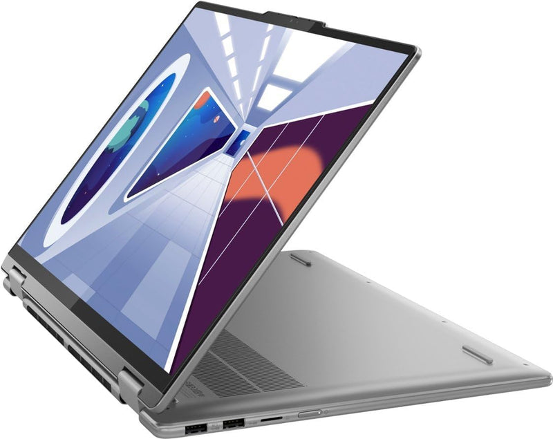 Lenovo Yoga 7 16" WUXGA 2 in 1 Touch Screen Laptop, AMD Ryzen 5 7535U 2.9GHz 6-core, 8GB Memory 512GB SSD, AMD Radeon 660M Graphics, Backlit KB, Fingerprint, WiFi 6E, Win11, Arctic Grey