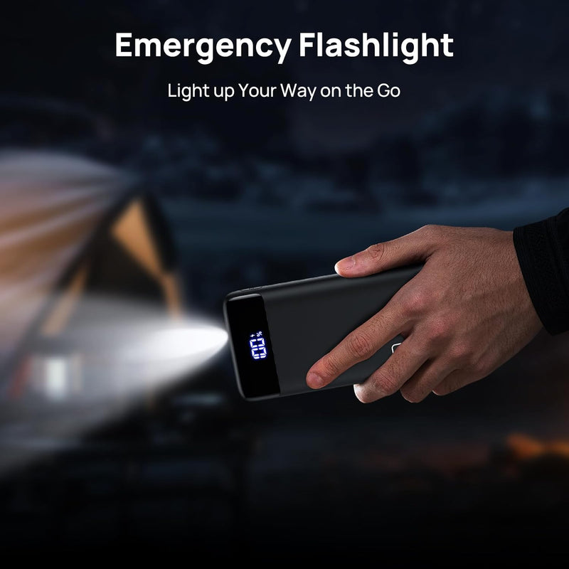 INIU Portable Charger, 22.5W 20000mAh USB C in & Out Power Bank Fast Charging, PD 3.0+QC 4.0 LED Display Phone Battery Pack Compatible with iPhone 15 14 13 12 Pro Samsung S21 Google iPad Tablet, etc.