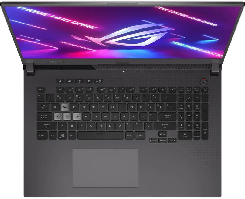 ASUS ROG Strix G17 (2022) Gaming Laptop, 17.3” 144Hz IPS FHD Display, NVIDIA GeForce RTX 3050 GPU, AMD Ryzen 7 6800H Processor, 16GB DDR5 RAM, 512GB SSD, RGB Keyboard, Windows 11, G713RC-RS73
