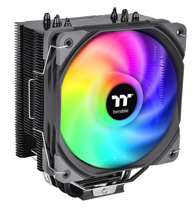 Thermaltake UX200 SE 5V Motherboard ARGB Sync 16.8 Million Colors 15 Addressable LED Intel/AM5/AMD (LGA 1700) Universal Socket Hydraulic Bearing 170W CPU Cooler