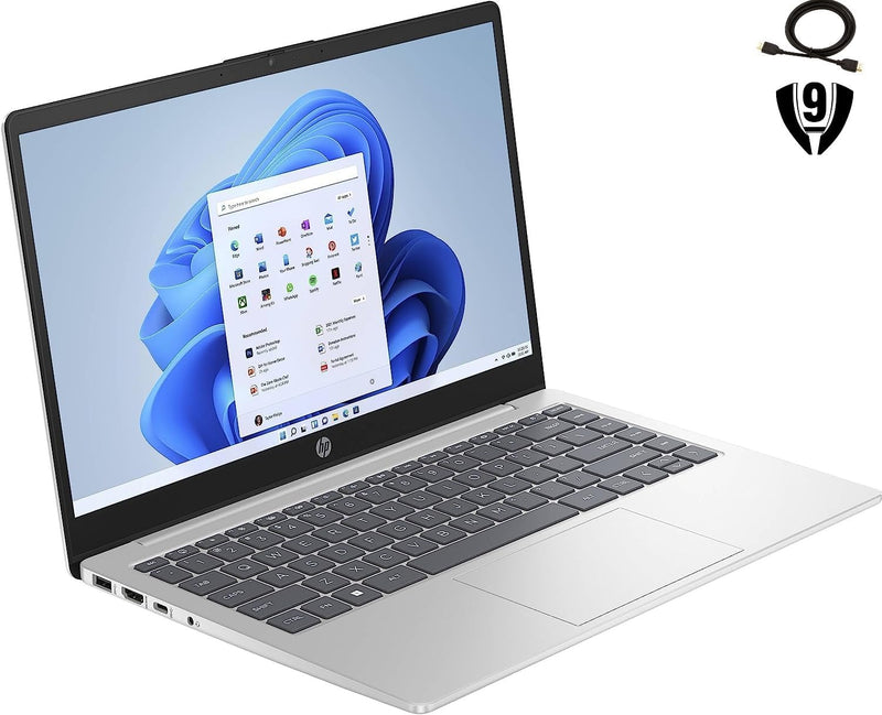 HP 2023 14 inch FHD Laptop, Anti-Glare IPS Display, 13th Gen Intel i7-1355U Processor, 16GB RAM 512GB PCIe SSD, Backlit Keyboard, True Vision HD Webcam, WiFi 6, Bluetooth, Windows 11 Home, Silver