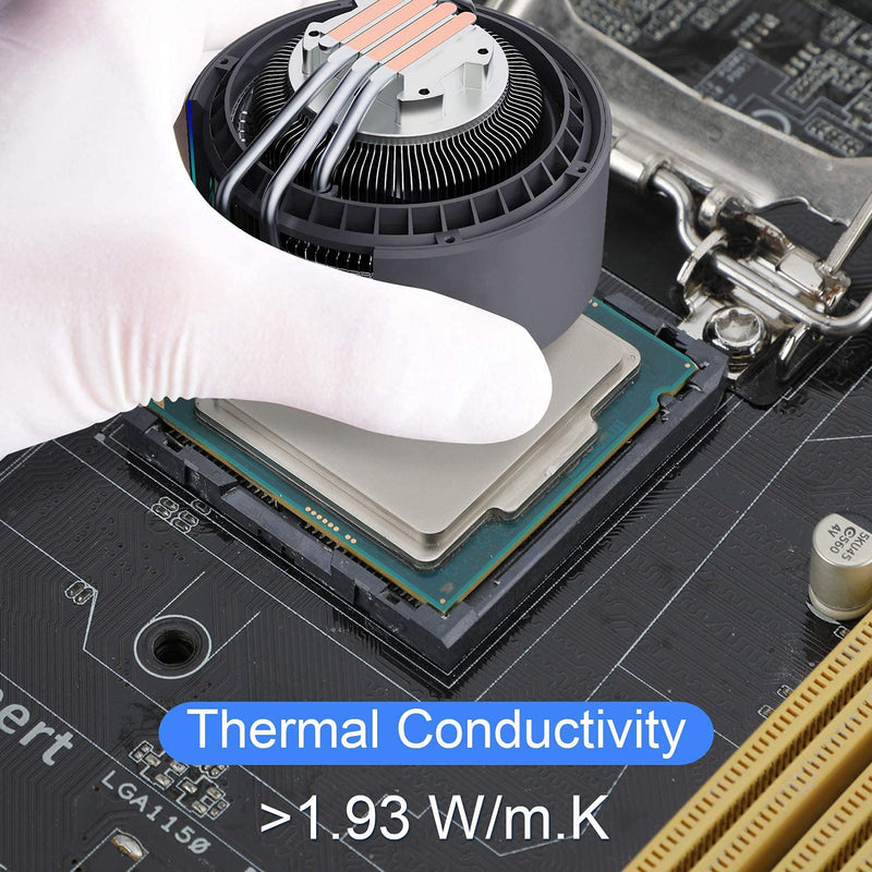 MoneyQiu HY-510-100g Thermal Conductivity: >1.93W/m-k CPU Thermal heatsink Paste Silicone Grease Compound Non-Conductive for pc CPU gpu PS4 100 Gram