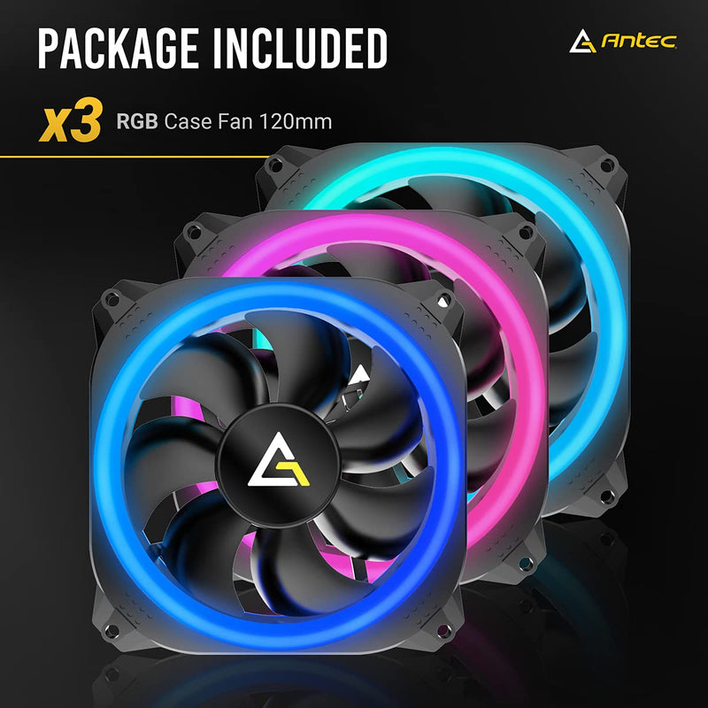 Antec RGB Fans, 120mm Case Fan,