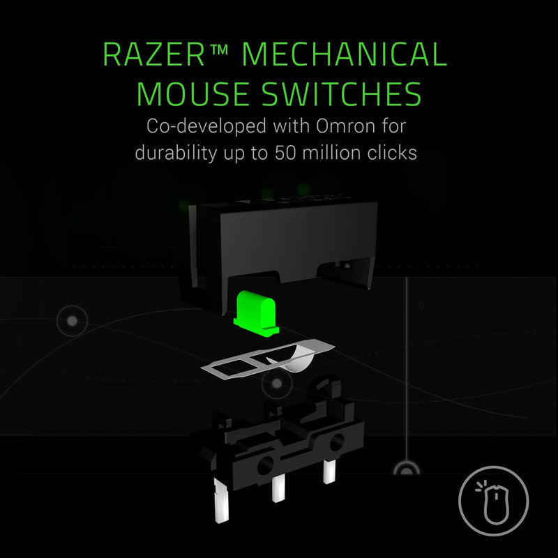 Razer Mamba Elite Wired Gaming Mouse: 16,000 DPI Optical Sensor - Chroma RGB