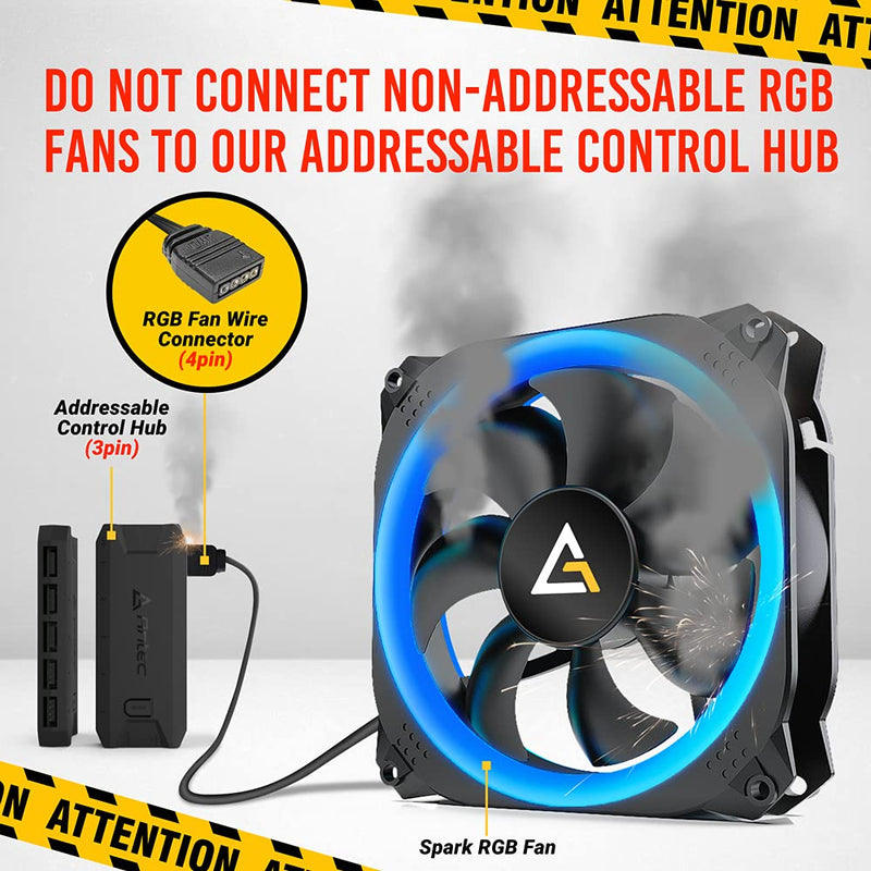 Antec RGB Fans, 120mm Case Fan,
