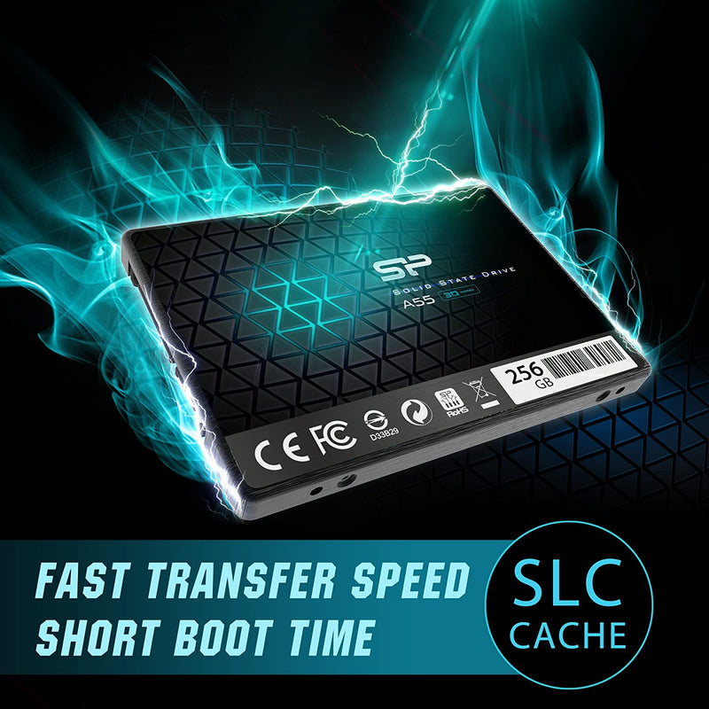 SILICON POWER 256GB SSD SATA III 2.5" 7mm (0.28")